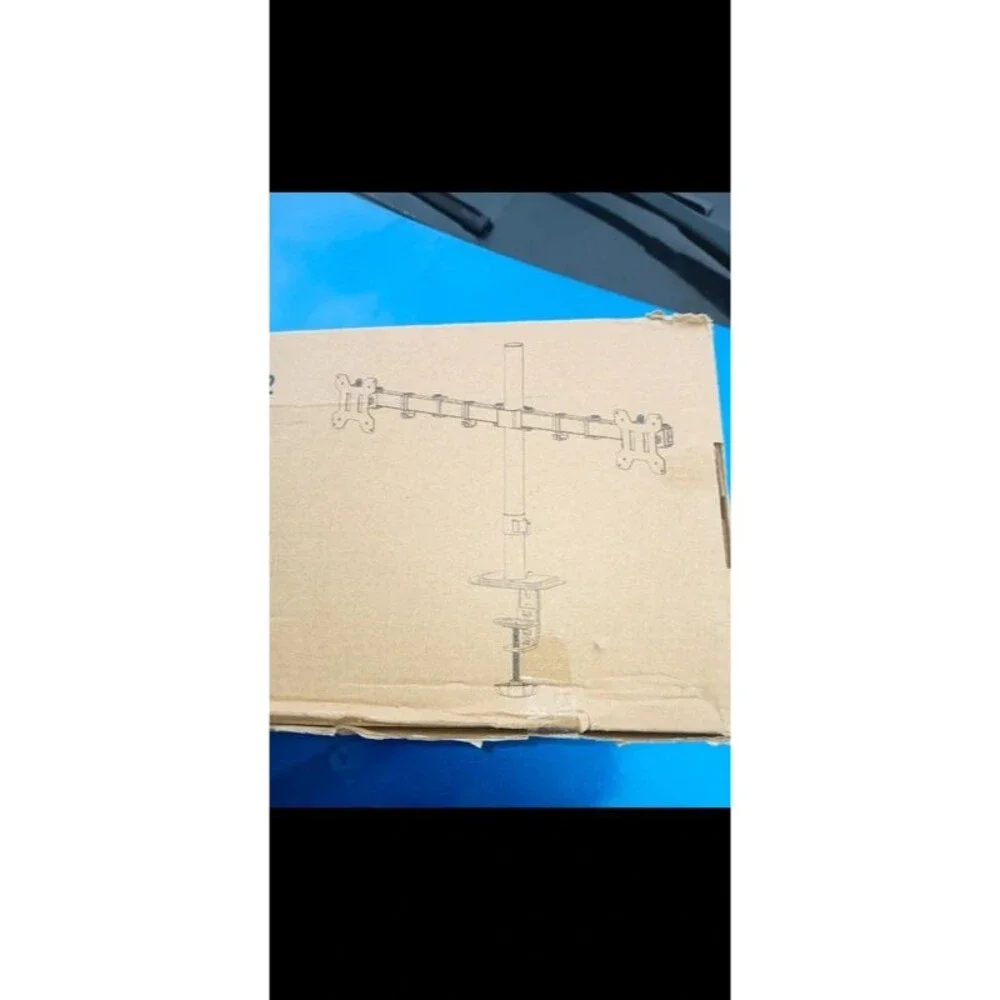 Brand new Phòliten MD97442 Dual Monitor Desk Mount Stand